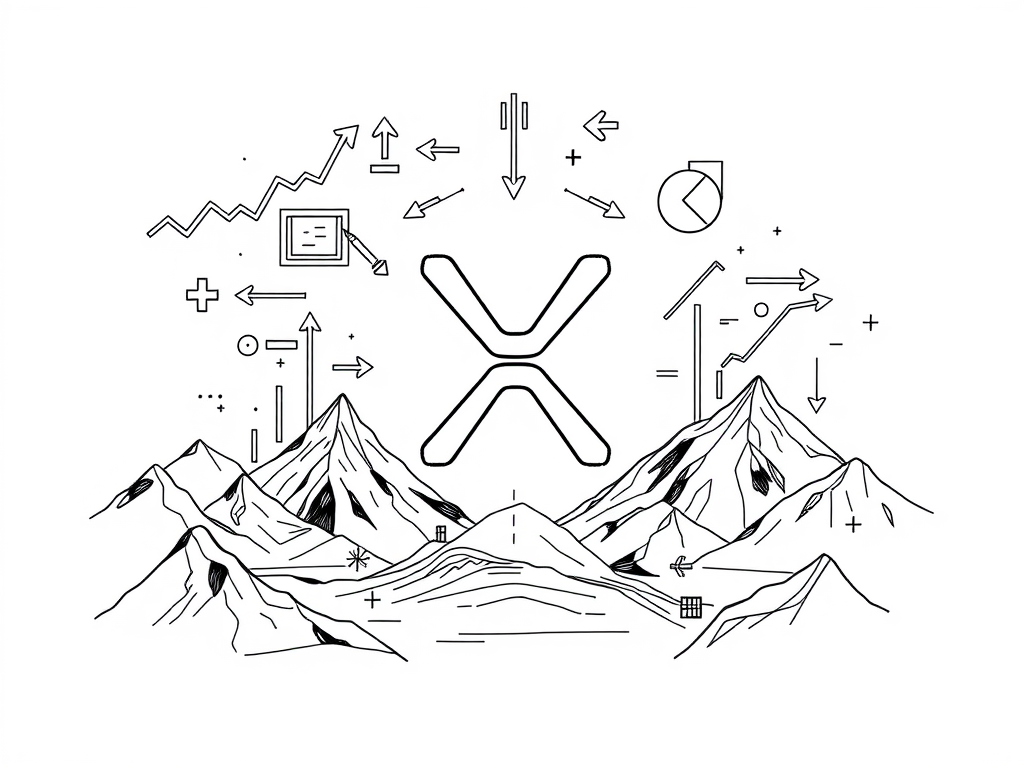 a-minimalist-sketch-like-illustration-featuring-the-xrp-symbol-at-the